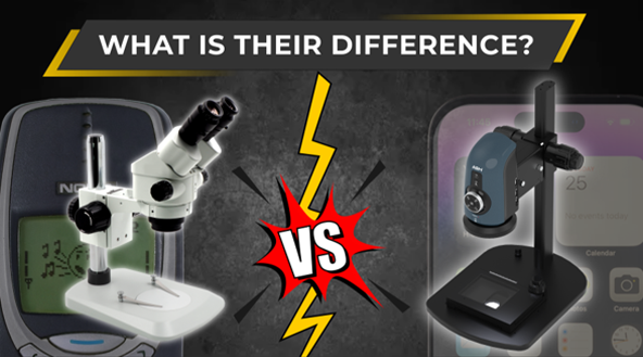 Understanding the Differences Between Conventional Stereo Microscopes and Digital Microscopes.