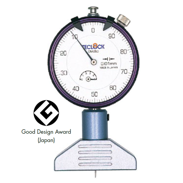 Teclock Dial Depth Gauge,5mm/0.01 DM250 MSP Metrology