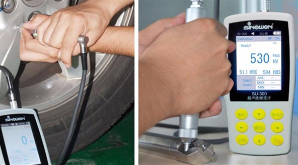 Portable UCI Hardness Tester.