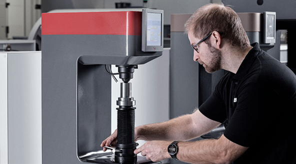 Rockwell Hardness Tester.